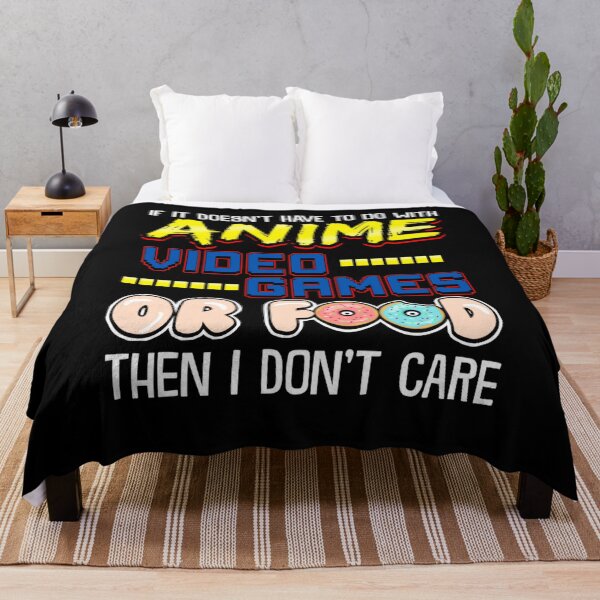 Item preview, Fanart Funny If Its Not Anime Video Games Or Food I Don_t Care Pun designed and sold by CCHankdesign.