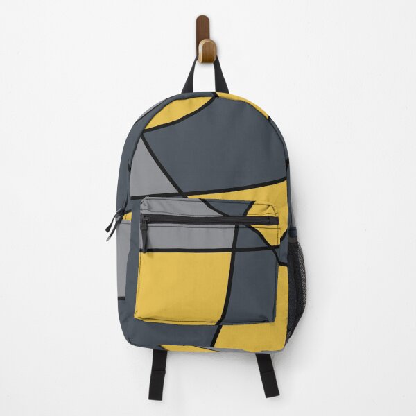 Item preview, Abstract, modern, beautiful, urban, trendy geometric pattern in yellow and grey colors designed and sold by theendup.