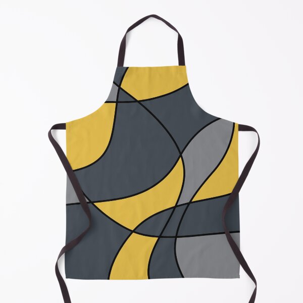 Item preview, Abstract, modern, beautiful, urban, trendy geometric pattern in yellow and grey colors designed and sold by theendup.