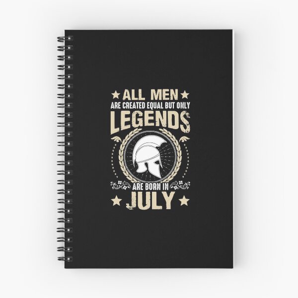 Item preview, All men are created equal but legends are born in july designed and sold by Risala.