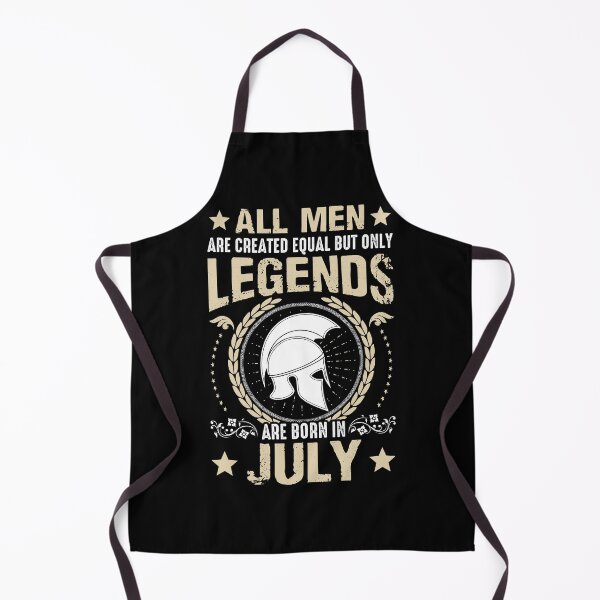 Item preview, All men are created equal but legends are born in july designed and sold by Risala.