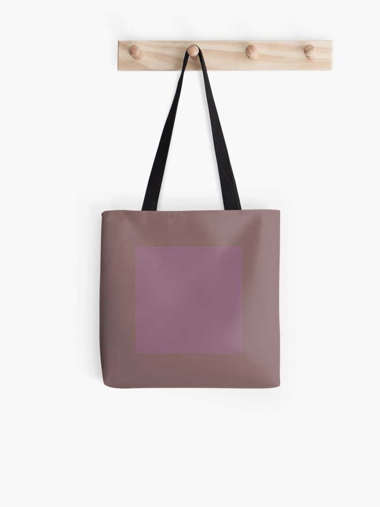 mauve tote bag