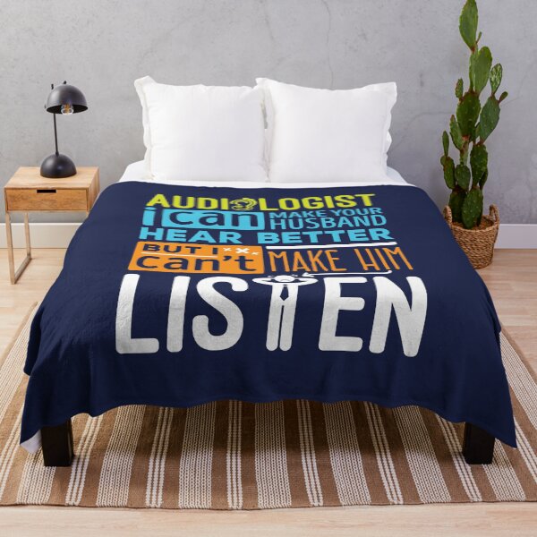Item preview, I'm an Audiologist I Can Help Your Husband Hear Better Can't Make Him Listen designed and sold by jaygo.