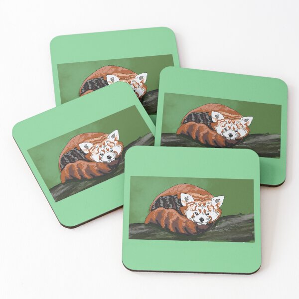 Item preview, Red Panda designed and sold by ThreeBearsArt.