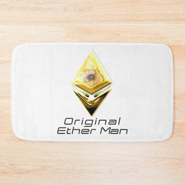 Item preview, OEM - Original Ether Man Gold Colored Head With Positronic Brain & Lime-green Eyes Black Text designed and sold by Spirit-World.