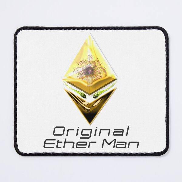 Item preview, OEM - Original Ether Man Gold Colored Head With Positronic Brain & Lime-green Eyes Black Text designed and sold by Spirit-World.