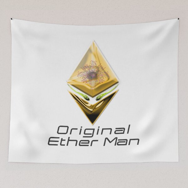 Item preview, OEM - Original Ether Man Gold Colored Head With Positronic Brain & Lime-green Eyes Black Text designed and sold by Spirit-World.