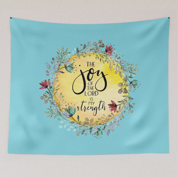 Item preview,  Bible Verse - Joy of the Lord is my Strength  designed and sold by JacquelineLim.