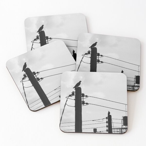 Item preview, Birds on electric poles. designed and sold by kuikai123.