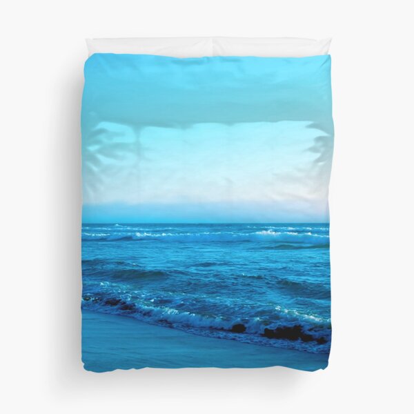 Une très belle plage Housse de couette
