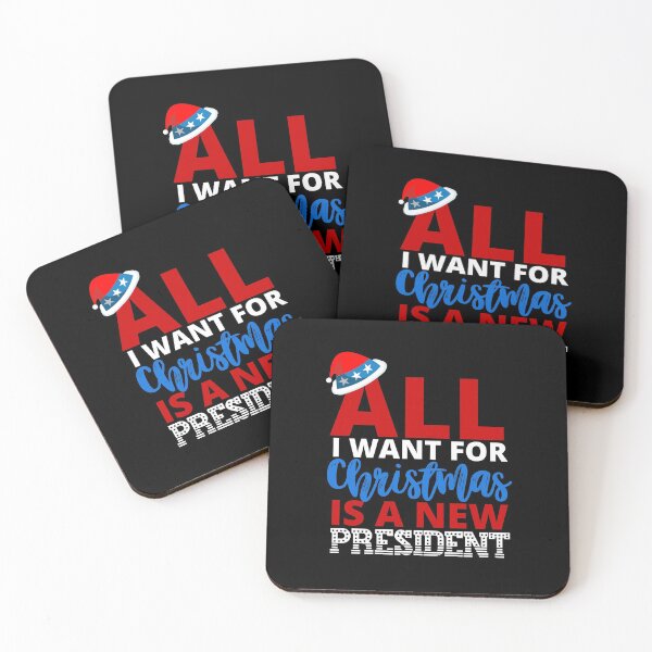 Item preview, All I want for Christmas is a new President Funny | Sarcastic Political Anti Biden Design designed and sold by HROC.
