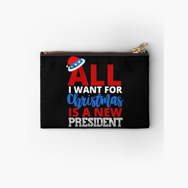 Item preview, All I want for Christmas is a new President Funny | Sarcastic Political Anti Biden Design designed and sold by HROC.