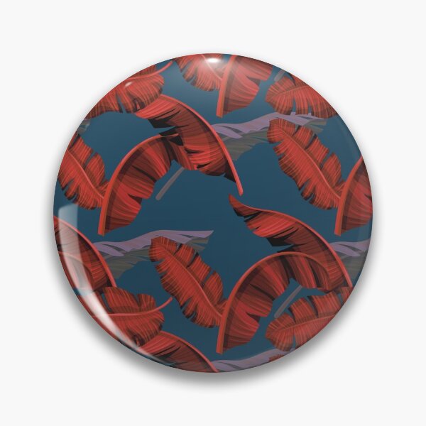 Item preview, Red banana leaf  designed and sold by Rosebossa.