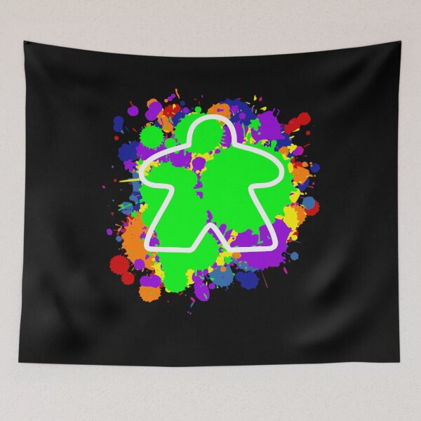 Item preview, Abstract Meeple - Any Colour Goes designed and sold by MadeByMeeples.