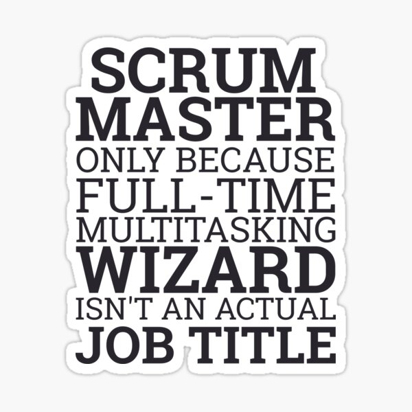 Item preview, "Scrum Master | "Scrum Master"" designed and sold by MPS-Designs.