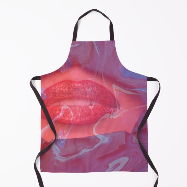 Item preview, Hot Pink Pout Lips - Distorted Aesthetic/Pink Lip Images/Lips Wall Art designed and sold by haRexia.