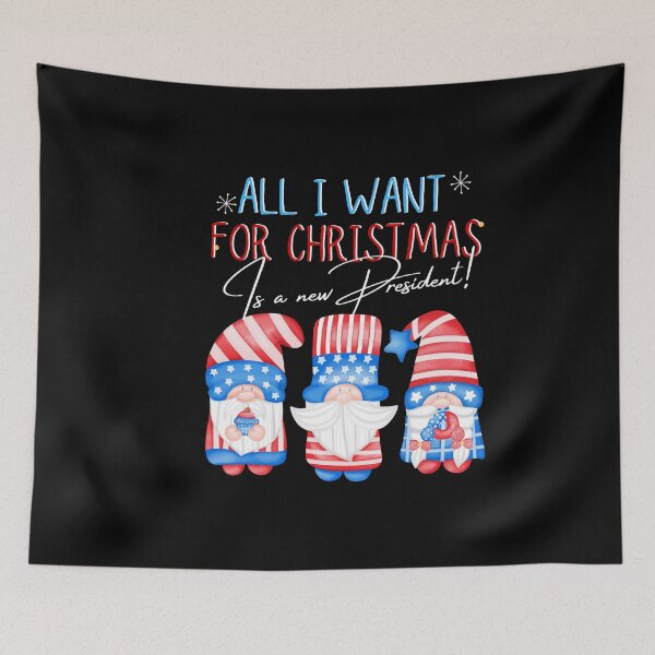 Item preview, All I want for Christmas is a new President Funny | Sarcastic Political Anti Biden Design designed and sold by HROC.