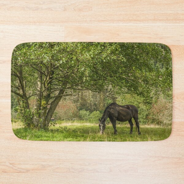 Item preview, Beautiful Black Horse and Tree Rhondda Valley designed and sold by Cameranick.