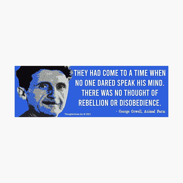 Orwell the Prophet Photographic Print