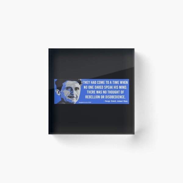 Orwell the Prophet Acrylic Block