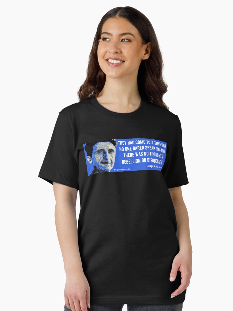 Thumbnail 1 of 7, Essential T-Shirt, Orwell the Prophet designed and sold by EyeMagined.