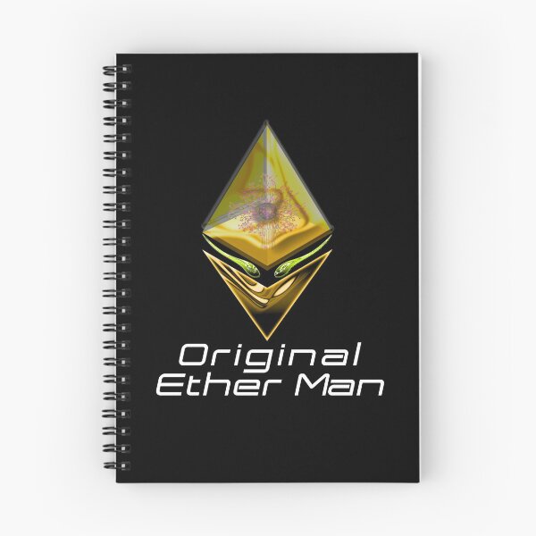 Item preview, OEM - Original Ether Man Gold Colored Head With Positronic Brain & Lime-green Eyes White Text designed and sold by Spirit-World.