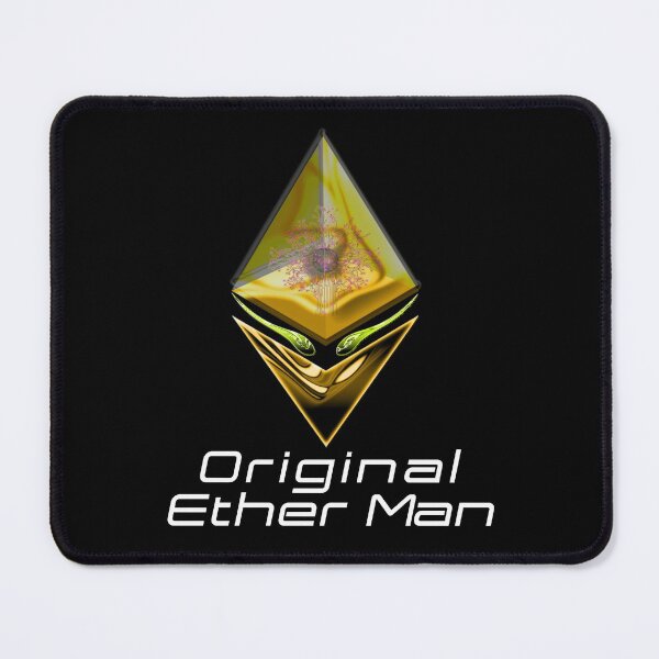 Item preview, OEM - Original Ether Man Gold Colored Head With Positronic Brain & Lime-green Eyes White Text designed and sold by Spirit-World.