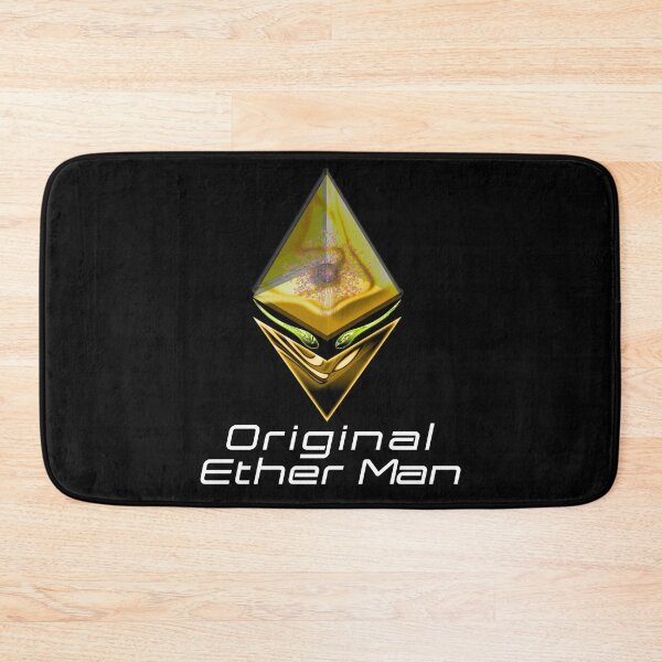 Item preview, OEM - Original Ether Man Gold Colored Head With Positronic Brain & Lime-green Eyes White Text designed and sold by Spirit-World.