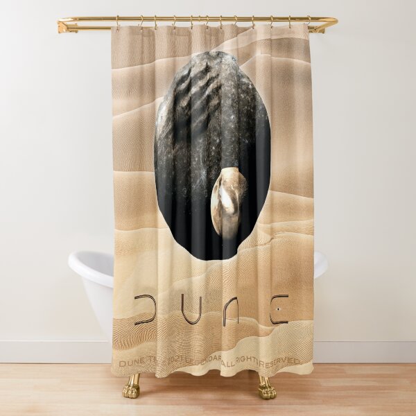 Dune Planet Moons Shower Curtain