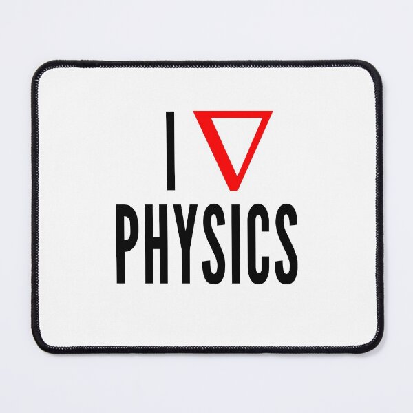 Item preview, I love physics - math geek joke white designed and sold by ArtsySue.