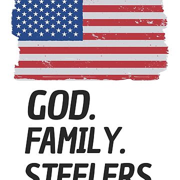 American Flag God Family Steeler Military Veteran' Men's Premium T