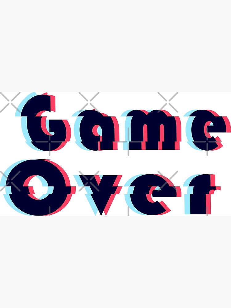 cool-game-over-design-for-apparel-poster-for-sale-by-vishnukun