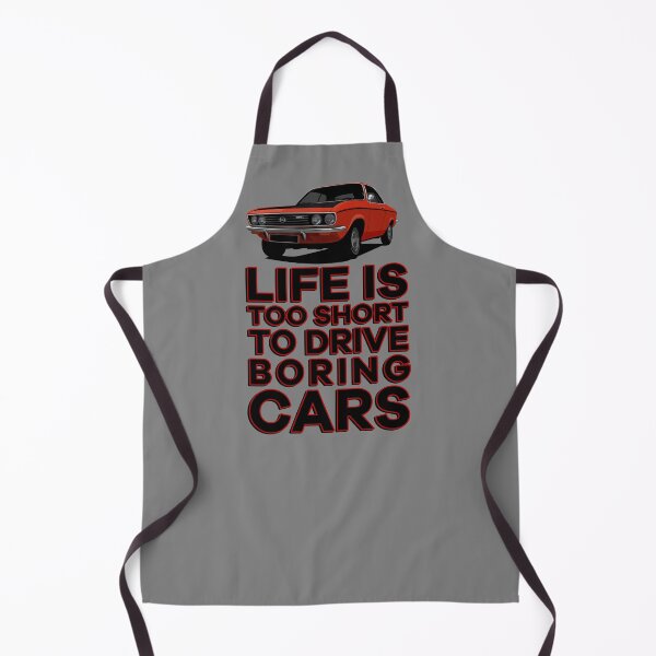 Item preview, Life is too short to drive boring cars - Manta A - red with black bonnet designed and sold by knappidesign.