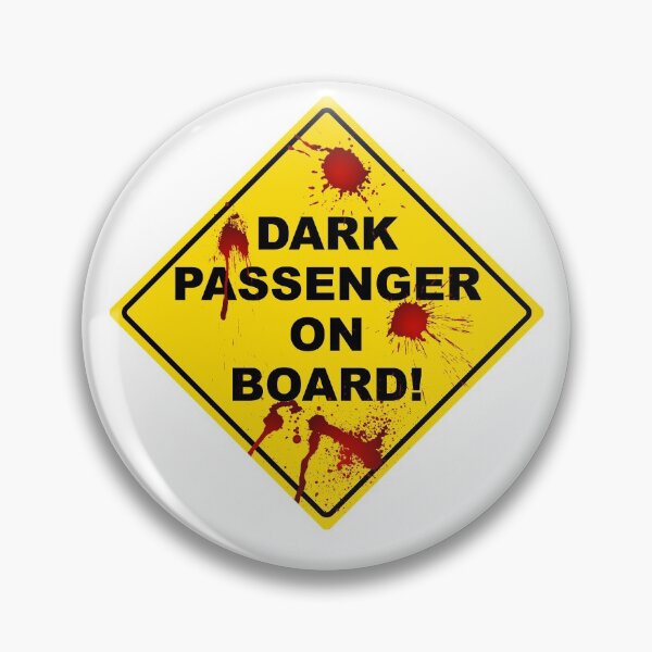Item preview, Dark Passenger on Board designed and sold by HappyLlama3000.