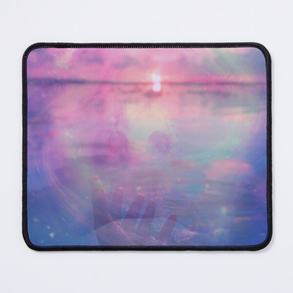 Item preview, Pink Pout Lips - Pink & Blue Abstract Aesthetic Background/ Cute pink lips designed and sold by haRexia.