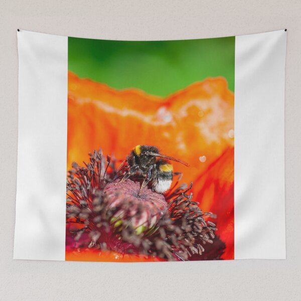 Item preview, Bumblebee on poppy flower designed and sold by Ingo Gerlach.