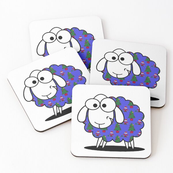 Item preview, Woolly Jumper, funny Welsh sheep wearing a Christmas Jumper designed and sold by WelshStuff.