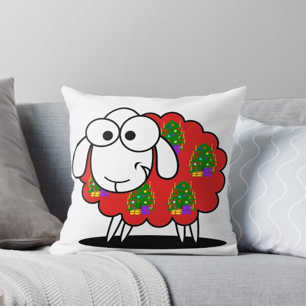 Item preview, Woolly Jumper, funny Welsh sheep wearing a Christmas Jumper designed and sold by WelshStuff.