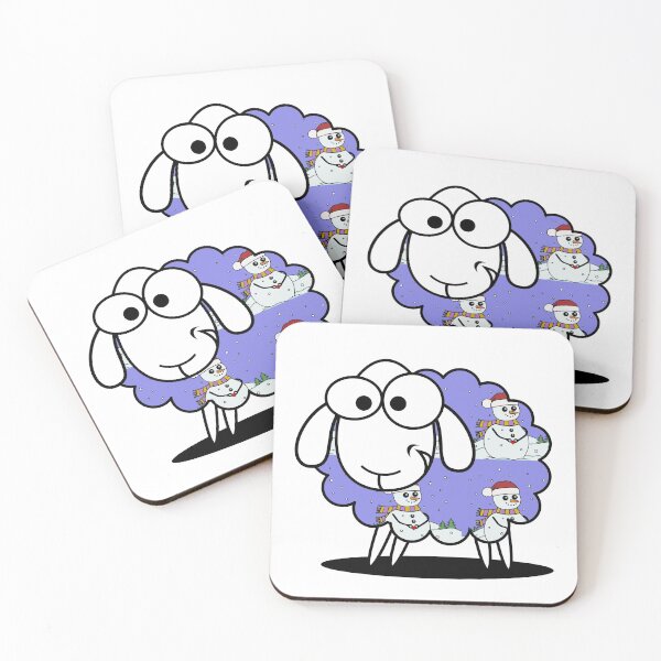 Item preview, Woolly Jumper, funny Welsh sheep wearing a Christmas Jumper designed and sold by WelshStuff.