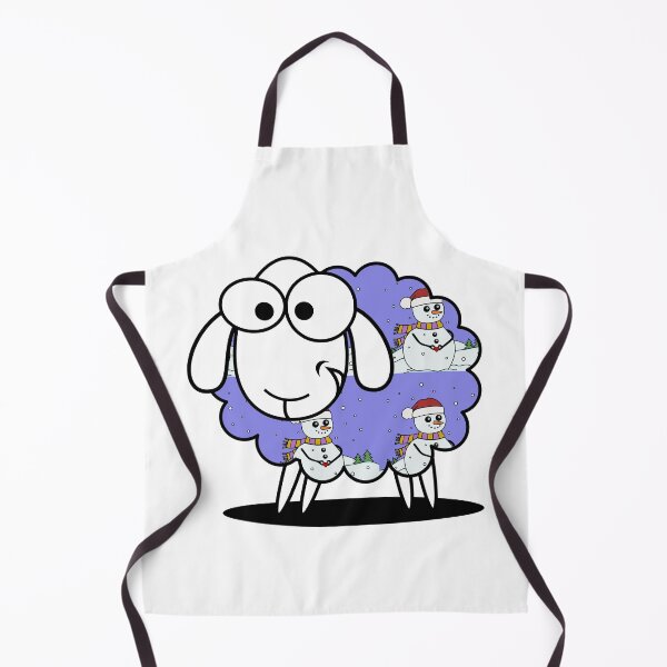 Item preview, Woolly Jumper, funny Welsh sheep wearing a Christmas Jumper designed and sold by WelshStuff.