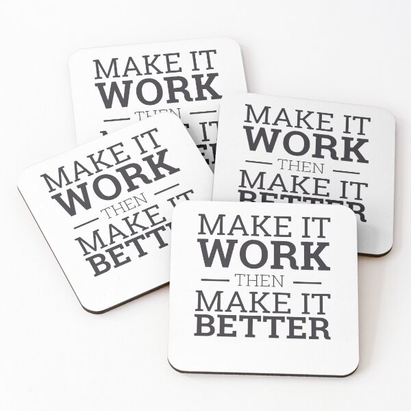 Item preview, "Make It Work Scrum | "Scrum Master"" designed and sold by MPSX-Designs.