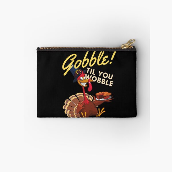 Item preview, Gobble til you wobble! Funny thanksgiving day design! designed and sold by HROC.