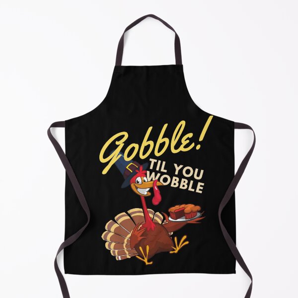 Item preview, Gobble til you wobble! Funny thanksgiving day design! designed and sold by HROC.