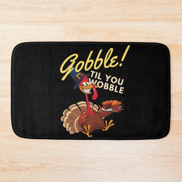 Item preview, Gobble til you wobble! Funny thanksgiving day design! designed and sold by HROC.