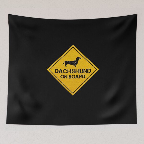Item preview, Dachshund on Board - Stickers for Cars designed and sold by CAUTION SHOP.