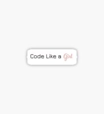 Code Like a Girl Sticker