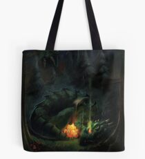 Bed Time Dragon Tote Bag