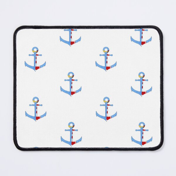 Anchor and lighthouse maritime Mouse Pad