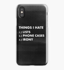 Funny ironic phone case iPhone Case