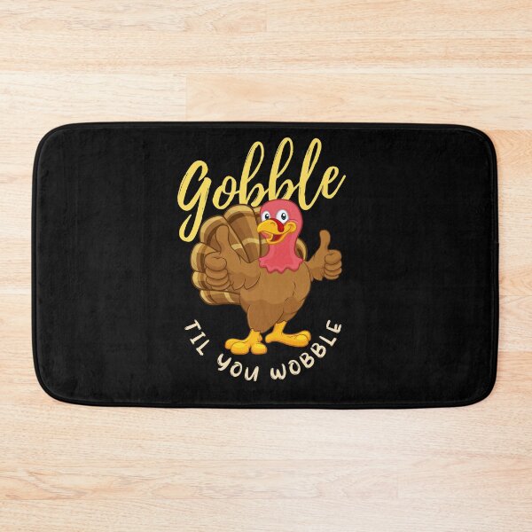 Item preview, Gobble til you wobble! Funny thanksgiving day design! designed and sold by HROC.